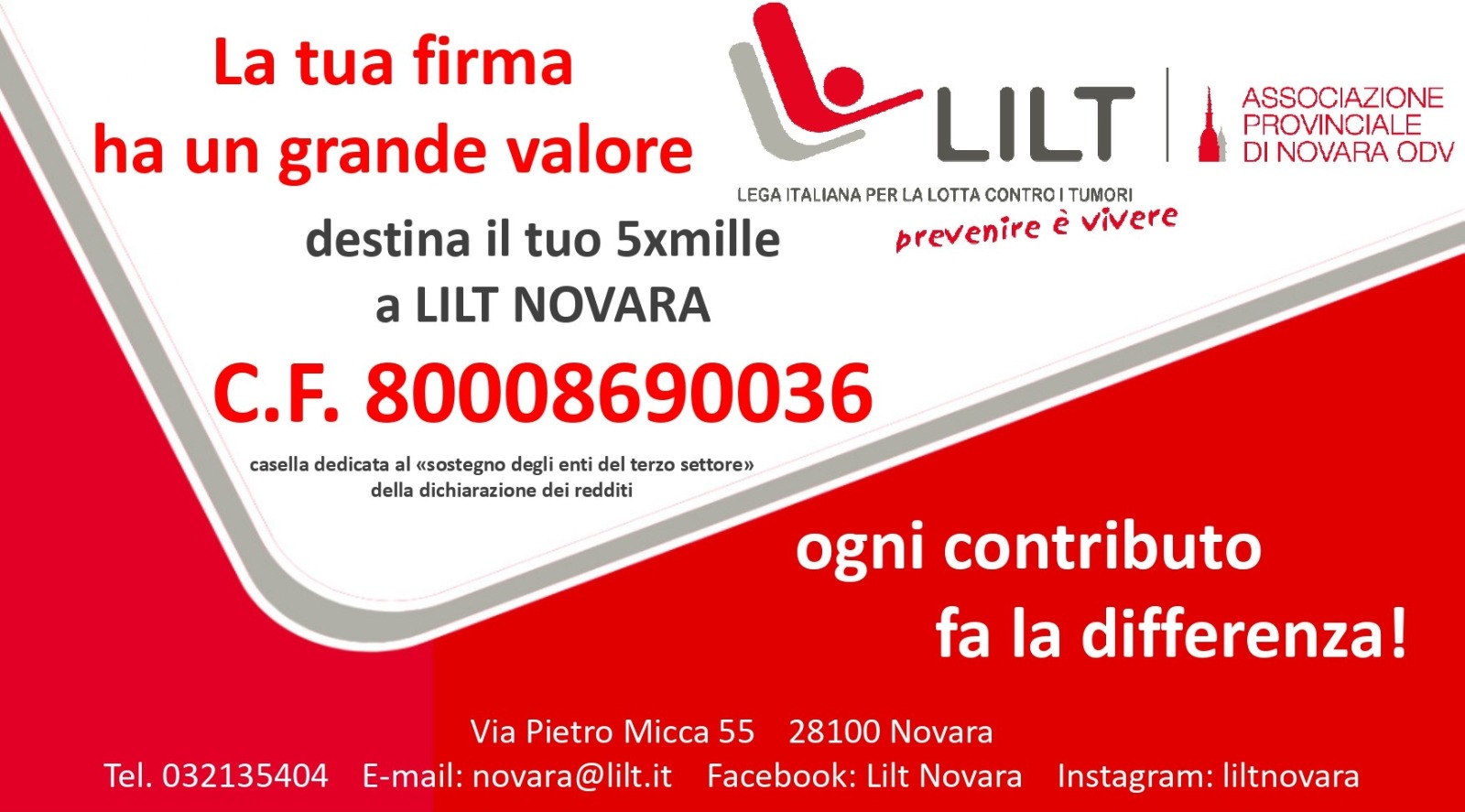 Destina il tuo 5x1000 a LILT N[...]