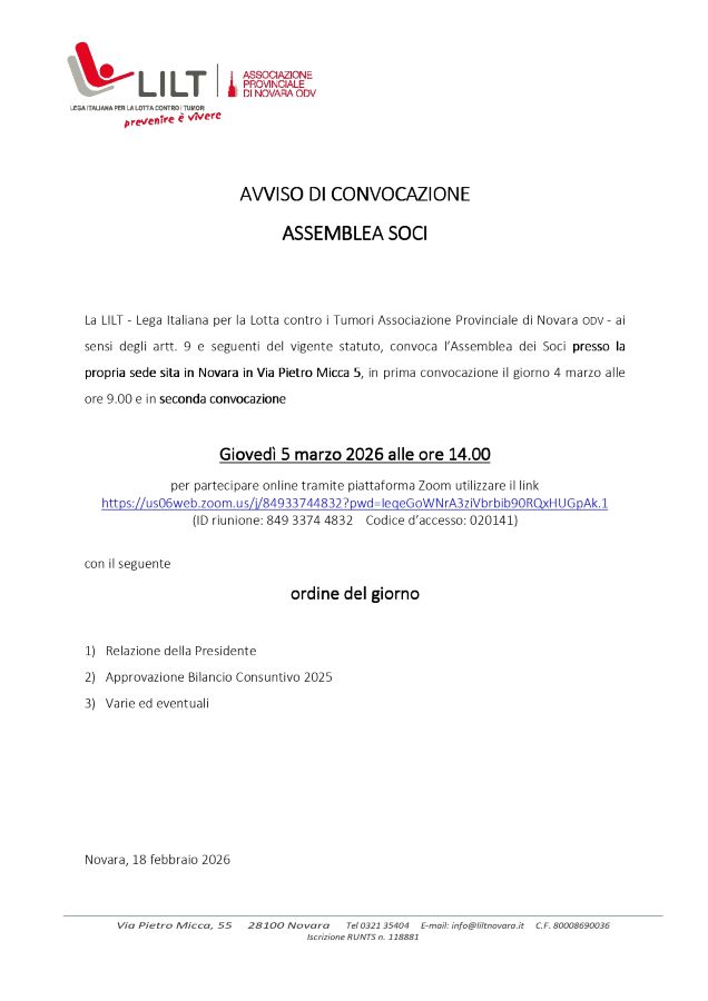 Assemblea dei Soci, appuntamen[...]