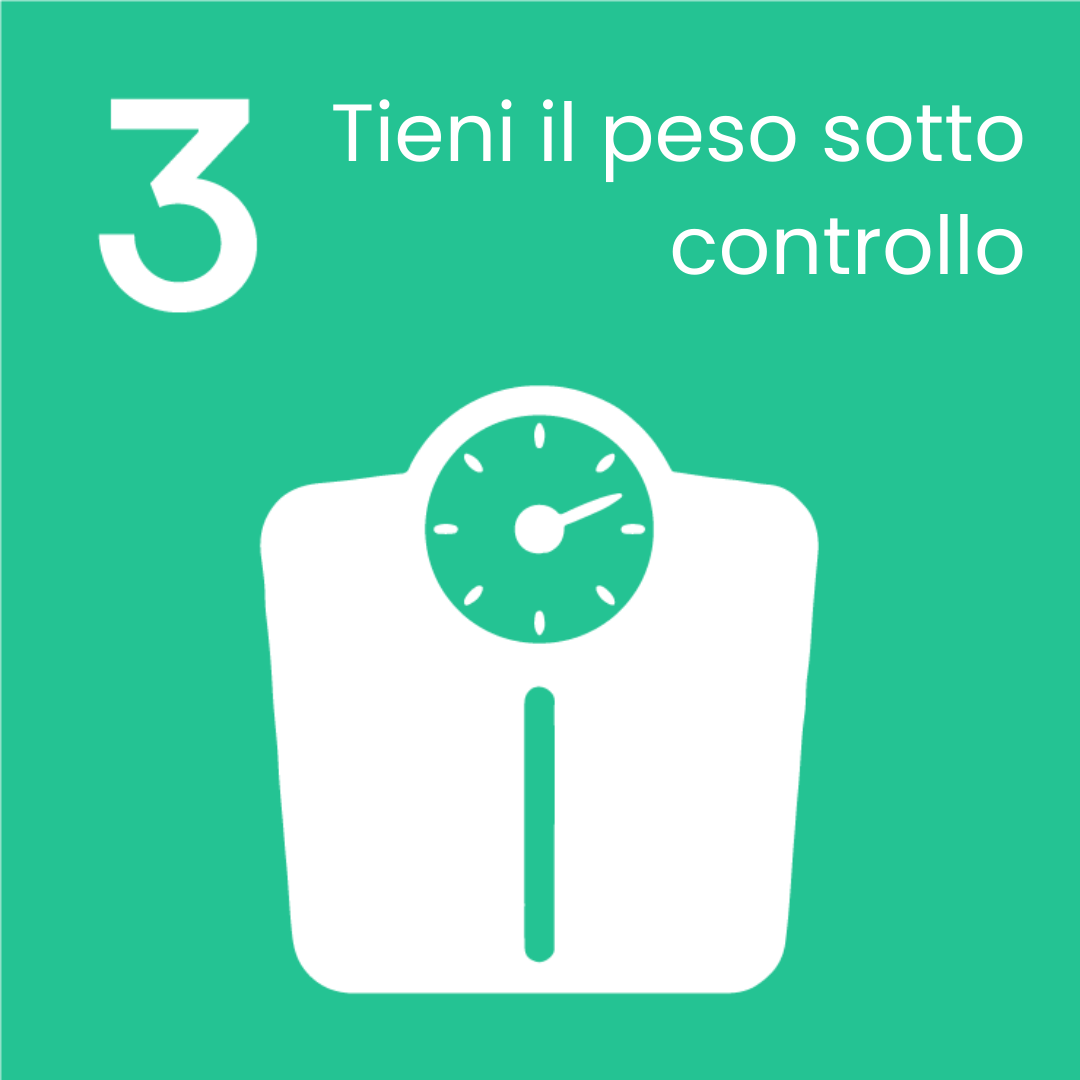 Mantieni il peso sotto control[...]