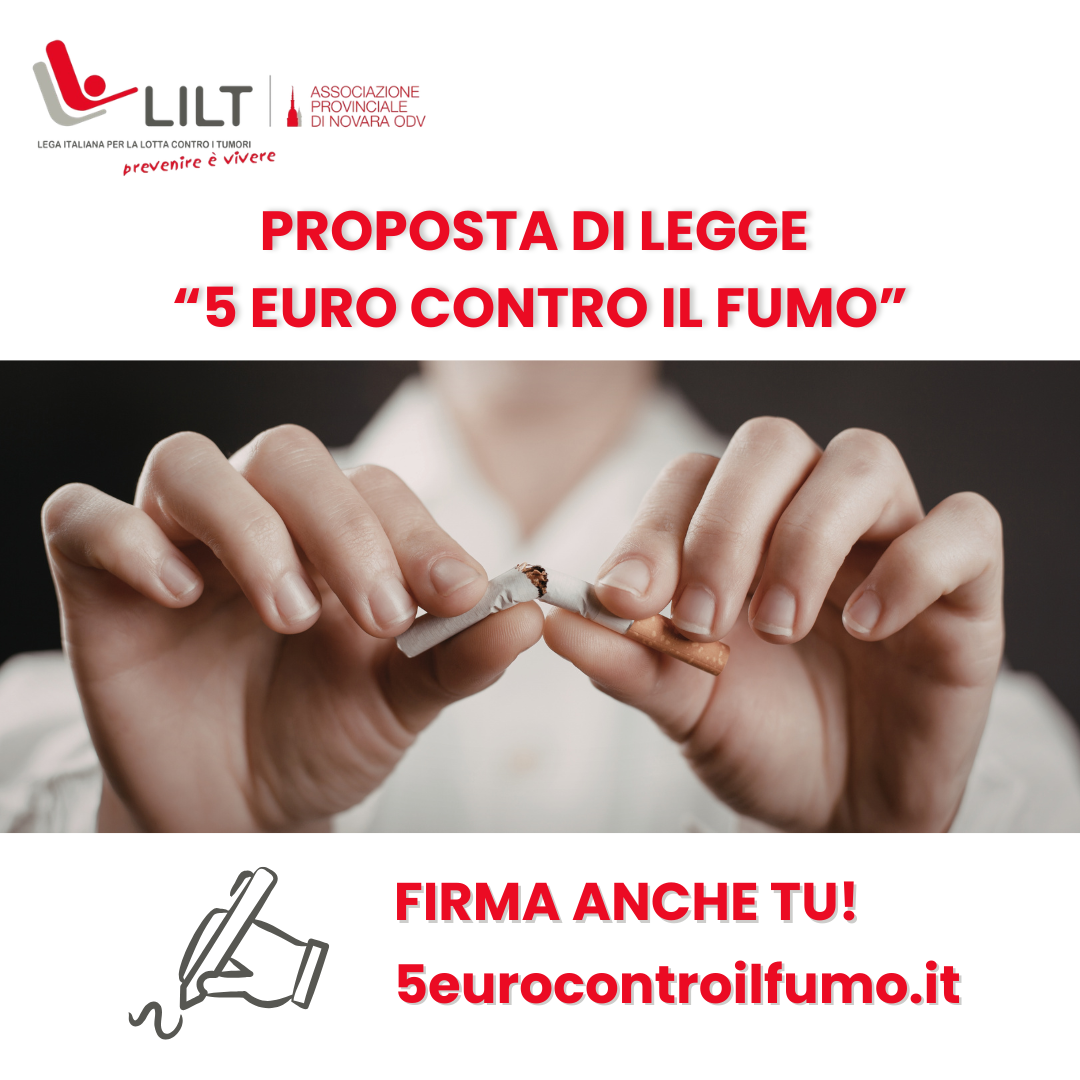 5 EURO CONTRO IL FUMO